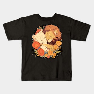 lion family Kids T-Shirt